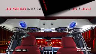 DS18 JK/JKU-SBAR HYDRO Jeep Wrangler Sound Bar