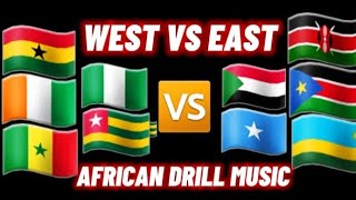 West Vs East African drill music🔥🤯WATCH FULL VIDEO🎯#drillmusic #drillsongs #ghanadrill #kenyadrill