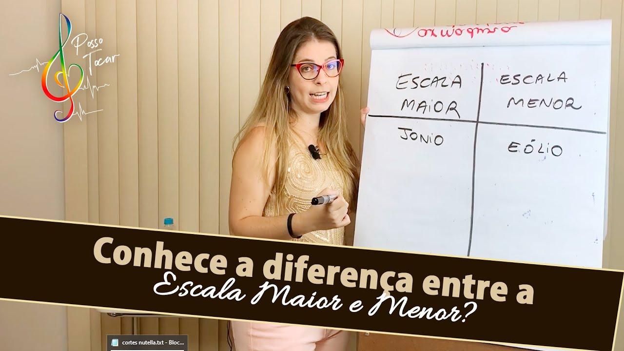 Conhece a diferença entre a escala maior e menor? | Posso Tocar com Daiany Dezembro