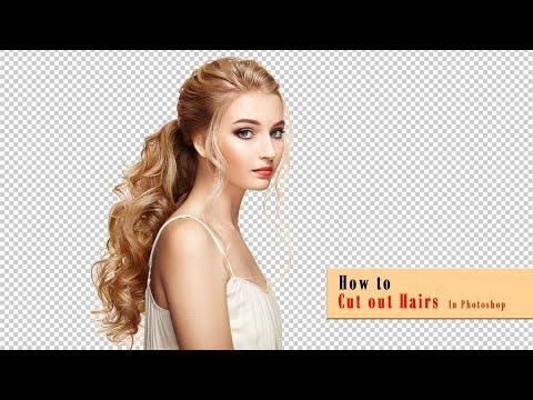 How to Cut Out Hair in Photoshop Tutorial - in Hindi -