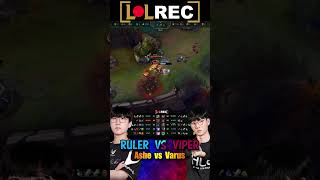 Viper vs Ruler - VARUS vs ASHE ADC #shorts #highlights #1v1lol #leagueoflegends