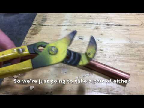 Fixing a Kinked Copper Line