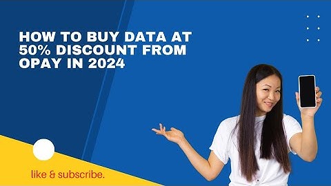 HOW TO BUY CHEAP DATA AT 50% DISCOUNT  ON OPAY #cheapprice #cheapdata #data