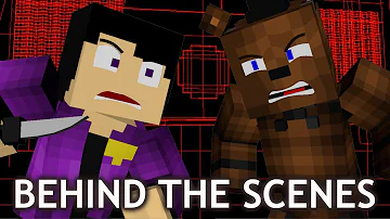 "LOOK AT ME NOW - REMASTERED Behind the Scenes! FNAF Minecraft Music Video (3A Display)