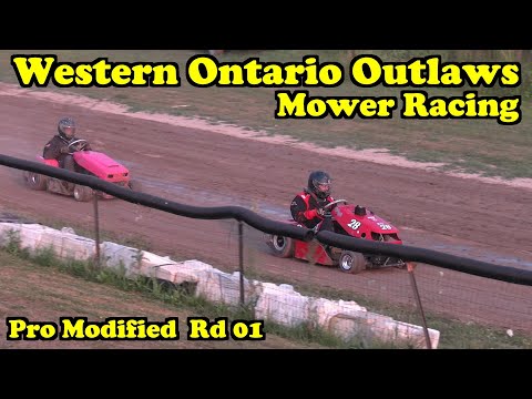 Western Ontario Outlaws Mower Racing Pro Modified Rd 01 Aug 02 2025