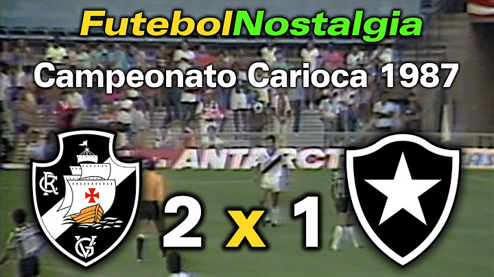 Vasco 2 x 1 Botafogo - 26-04-1987 ( Campeonato Carioca )