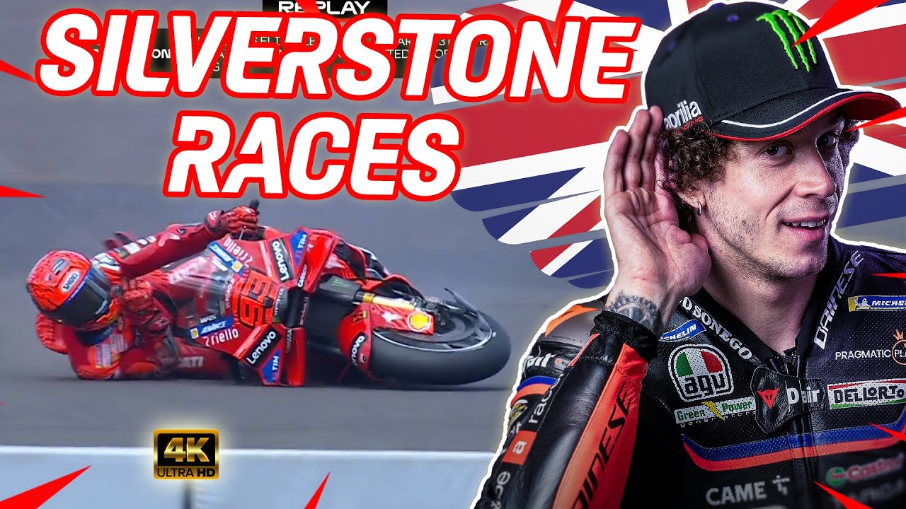 🚩 SILVERSTONE RACES and CHAOS MOTOGP MARC MARQUEZ CRASH 2025 HIGHLIGHTS + CARRERAS ONLINE 🚩