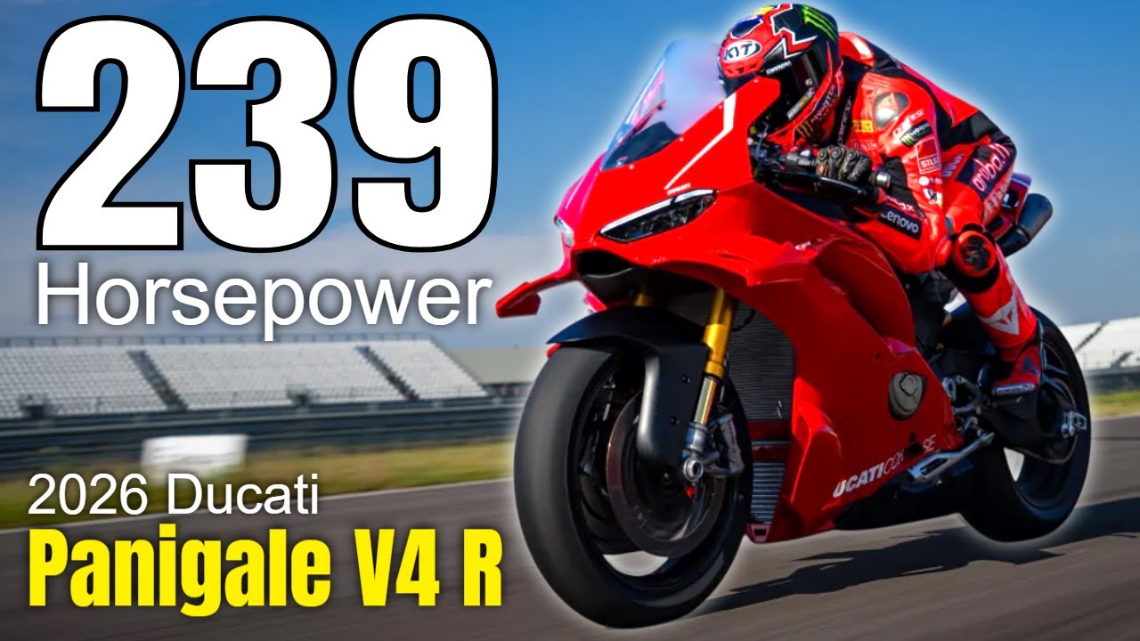 Ducati Panigale V4 R 2026: технологии MotoGP, уличная езда, острые ощущения в тот же день