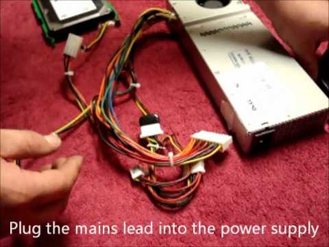 How to Test / Check a Standard ATX PSU Computer Power Supply using a ...