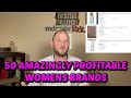 50 AMAZINGLY profitable Women's brands to sell on Ebay & Poshmark 2021