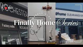 #weeklyvlog | FINALLY HOME EDITION | PT3 | FURNISHING OUR HOME | BARGAIN QUALITY FINDS