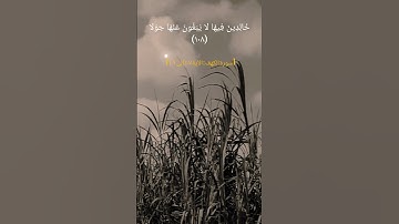سورة الكهف الآية ١٠٧ الى ١٠٩ بصوت الشيخ محمد صديق المنشاوي رحمه الله