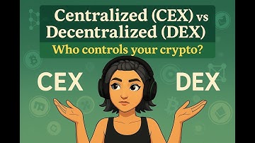 Centralized (CEX) vs Decentralized (DEX) Exchanges Explained | Crypto Beginner