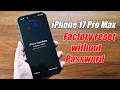 iPhone 17 Pro Max Passcode forgot
