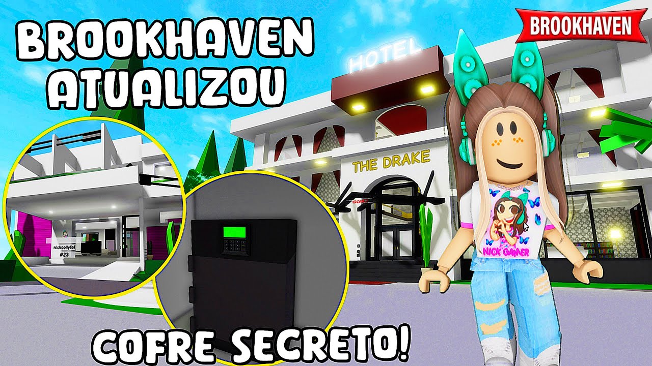 AGORA SEGREDO NA NOVA ATUALIZAÇÃO DO BROOKHAVEN RP ROBLOX 2 NOVAS CASAS 