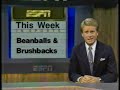 (ESPN: This Week In Sports) "Beanballs &amp; Brushbacks" (August -1987)