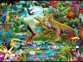 1000 Piece Jigsaw Puzzle -Leopard Jungle- Time lapse  #timelapse #puzzle #brain