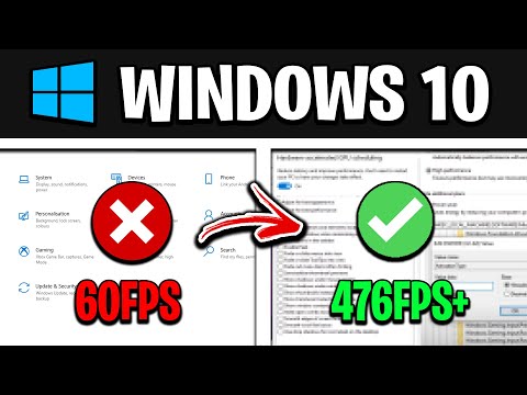 How To Optimize Windows 10 For GAMING - Best Settings for FPS u0026 NO DELAY! (UPDATED)