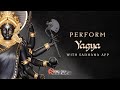 Perform guided yagna  sadhana app