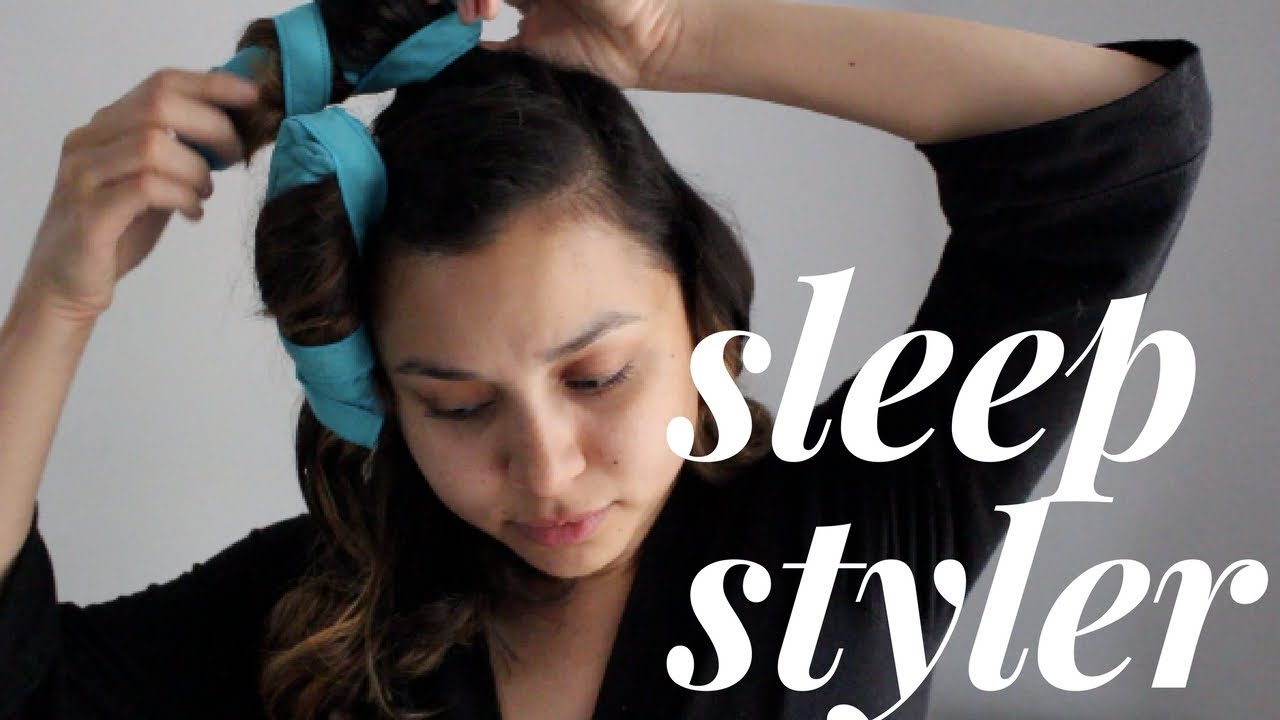 1. The Sleep Styler - As Seen on Shark Tank - Absorbent Heat Free Curlers, Curl Your Hair Without Damaging It, Includes 12 Mini (3 Inch) Rollers for Short or Long Fine Hair - wide 3
