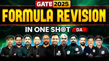 GATE 2025 Formula Revision in One Shot | GATE 2025 DS & AI Preparation