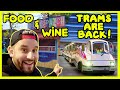 THE DISNEY TRAMS ARE BACK! | FOOD &amp; WINE BOOTHS | DISNEY UPDATES