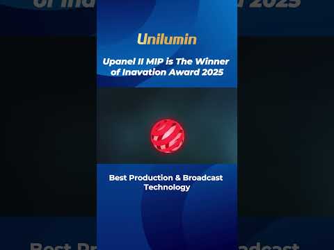 Upanel MIP LED Has Won The 2025 Inavation Awards In Production Broadcast Tech