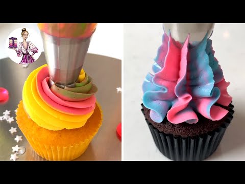 Video: Pastry nozzle para sa dekorasyon ng mga cake, cupcake, at muffin