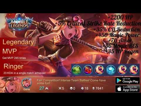 Mobile Legends : Legendary MVP Lolita Best Item Build & Strategies Guide | Unstoppable | Godlike  @MobileLegendsAsia