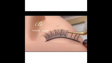 🔥Hybrid lash extensions tutorial with Individual lashes and Premade fans [UBL Lash Supplies]