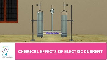 CHEMICAL EFFECTS OF ELECTRIC CURRENT