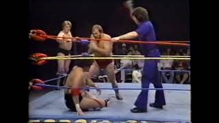 Ole and Gene Anderson vs David Sammartino and Bob Russel. 1981