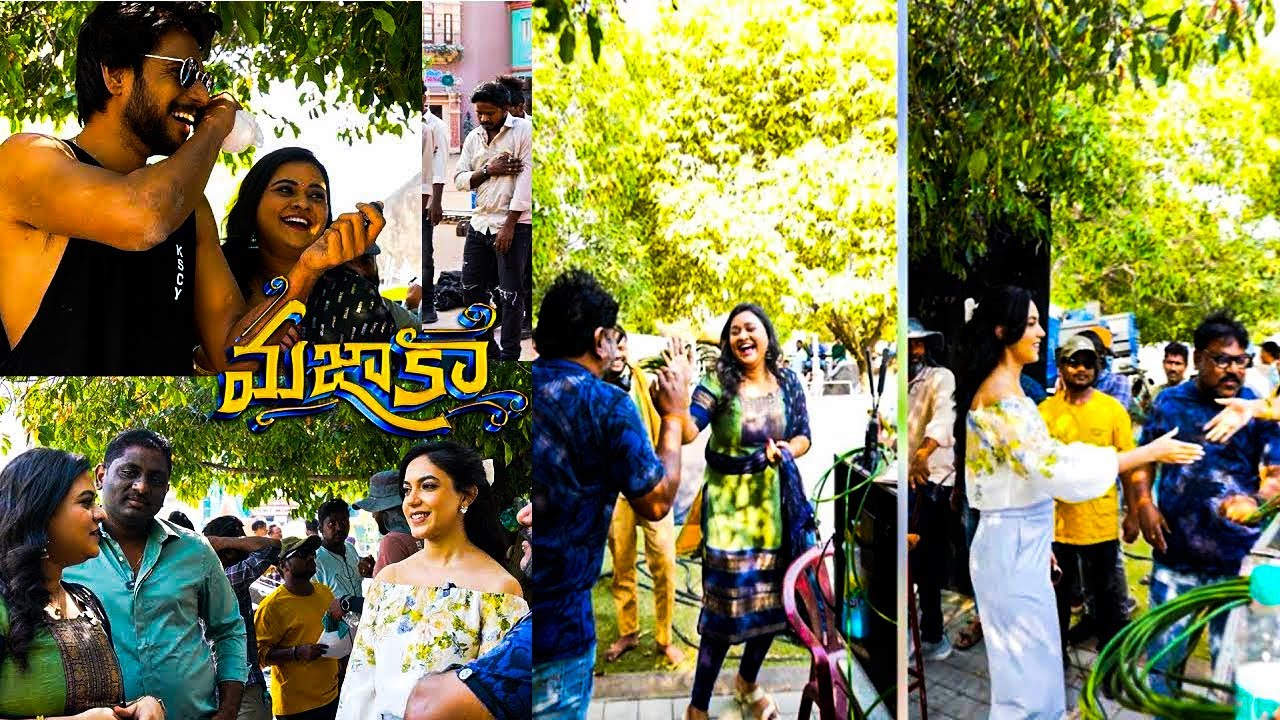 MAZAKA Movie Sets Tour Vlog Full Video | Sundeep Kishan | Ritu Varma | Airanews