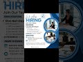 Mega walkin drive #dotnet #freshers #jobupdates #hirespot #software #trending #ytshorts #jobsearch