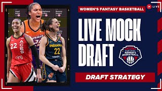 LIVE Fantasy Women's Basketball Mock Draft (2026) | Draft Strategy