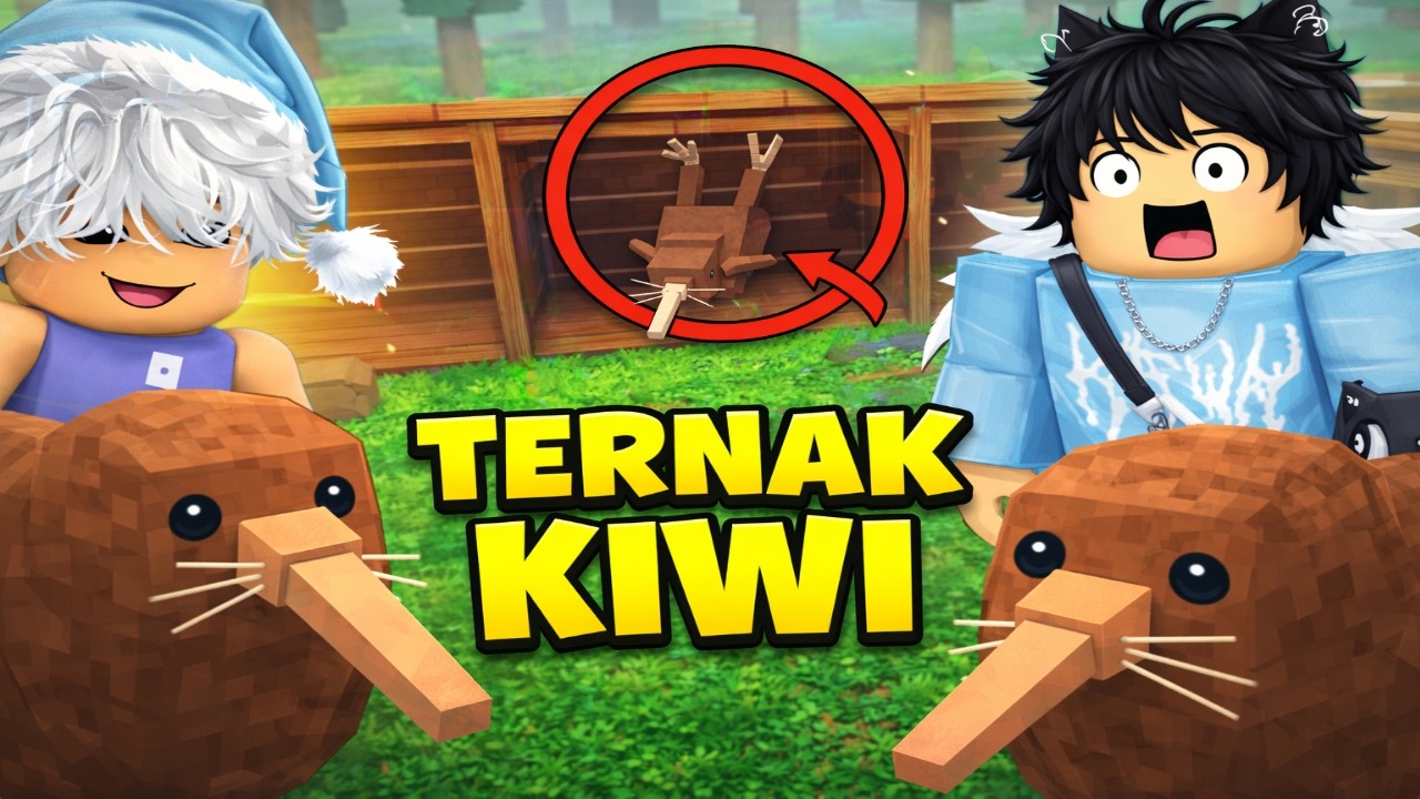 CHALLENGE🥝SIAPA BURUNG KIWI TERBANYAK? di game 99 Nights in the Forest Roblox