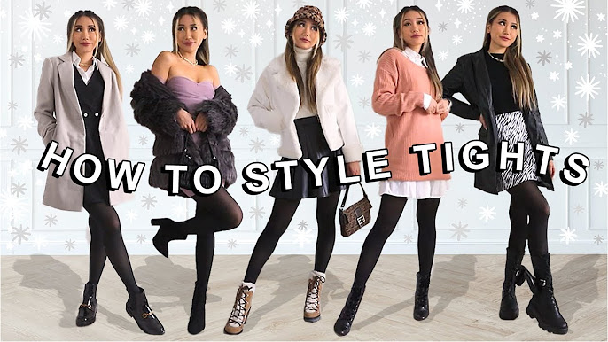 How To Style Tights  Styling Moments 