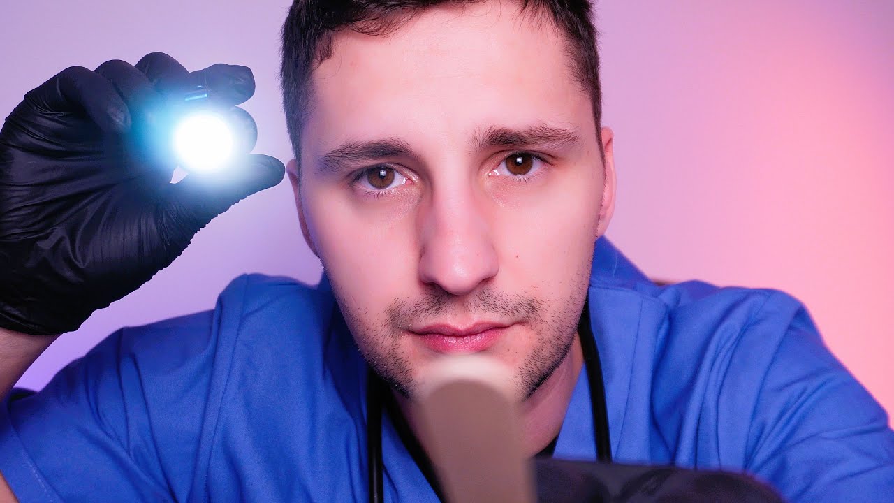 ASMR Cranial Nerve Exam at Your House | Eye & Smell Checkup, Personal Attention, Throat Exam