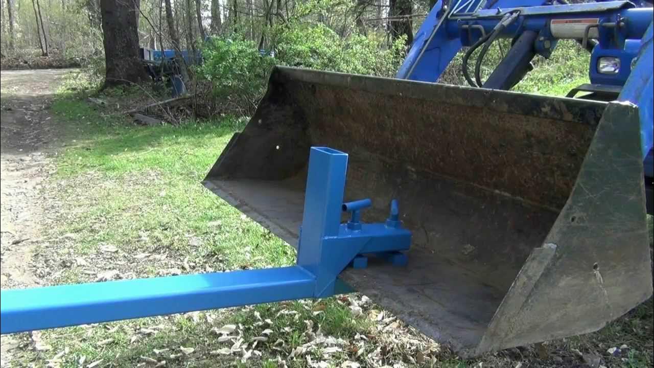 DIY Tractor Bucket Forks YouTube