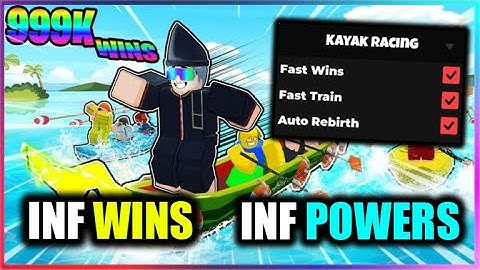 [🏆INF] Kayak Racing Script - INFINITE WINS, POWERS