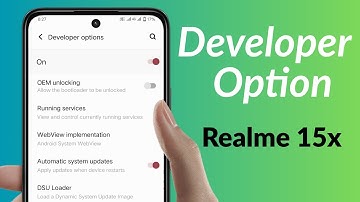 how to enable developer options in realme 15x 5g | how to disable developer mode in realme 15x 5g