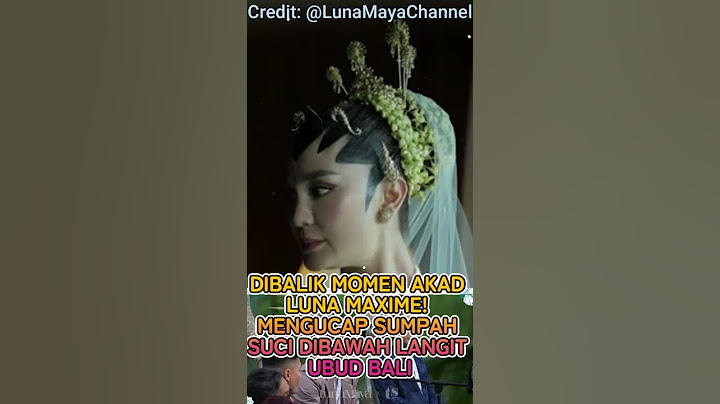 LUNA MAYA & MAXIME- DIBALIK AKAD NIKAH DIBAWAH KOLONG LANGIT UBUD BALI#viralvideo #shortsviral