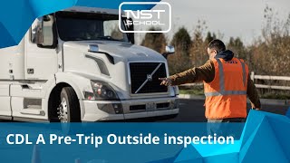 CDL A PreTrip outside inspection 2024 New Sound CDL Trucking School
