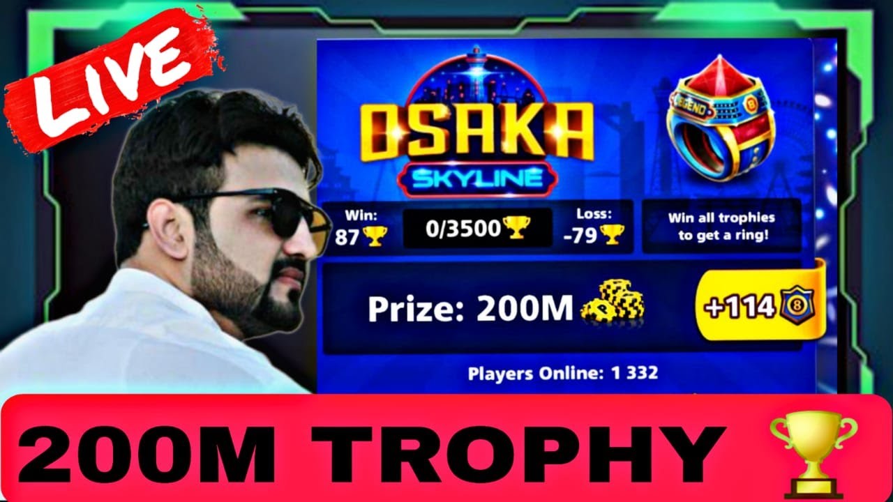 Trophy Road Of 200M Table - Numan 8bp YT Live