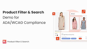 Demo of Product Filter & Search for ADA/WCAG Compliance | Shopify App