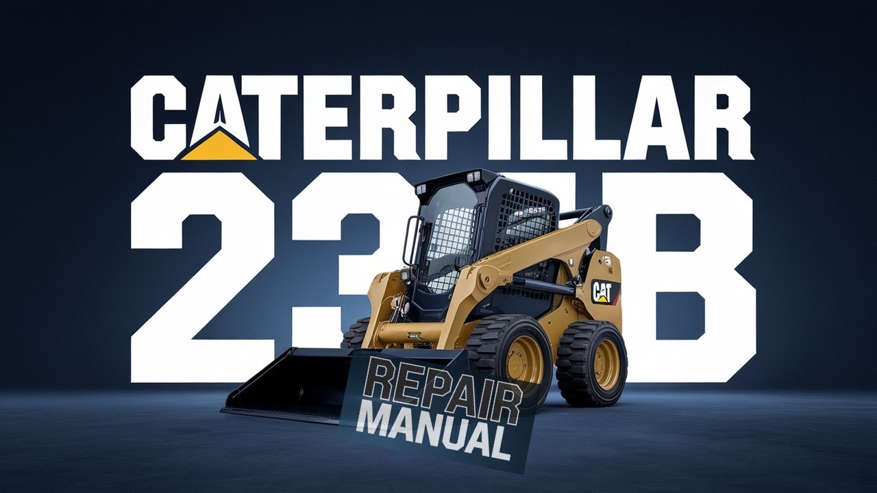 Caterpillar 232B Skid Steer Loader Service Manual SCH - YouTube