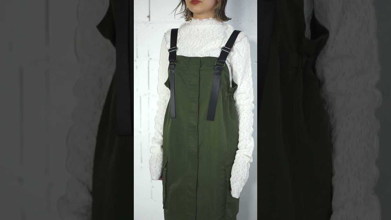 MILITARY CARGO JUMPER SKIRT - YouTube