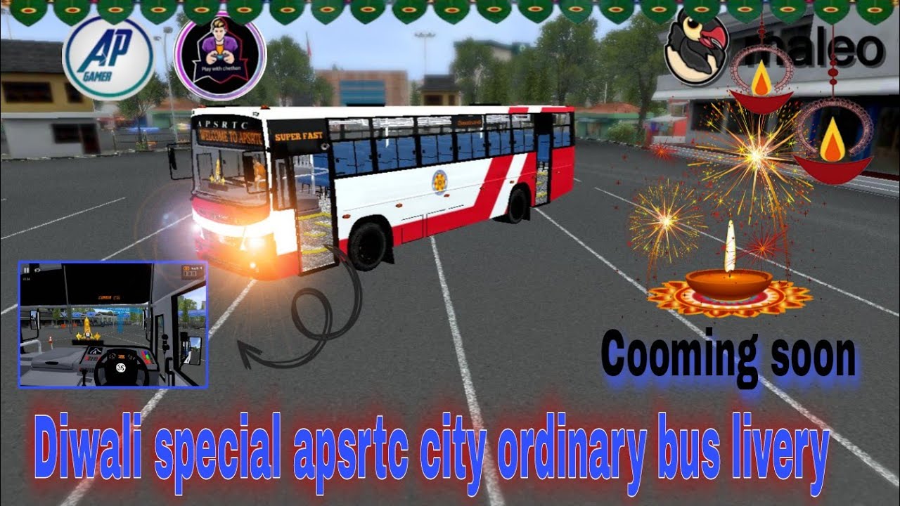 ||Apsrtc city ordinary bus livery ||