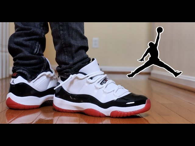 jordan 11 concord bred on feet