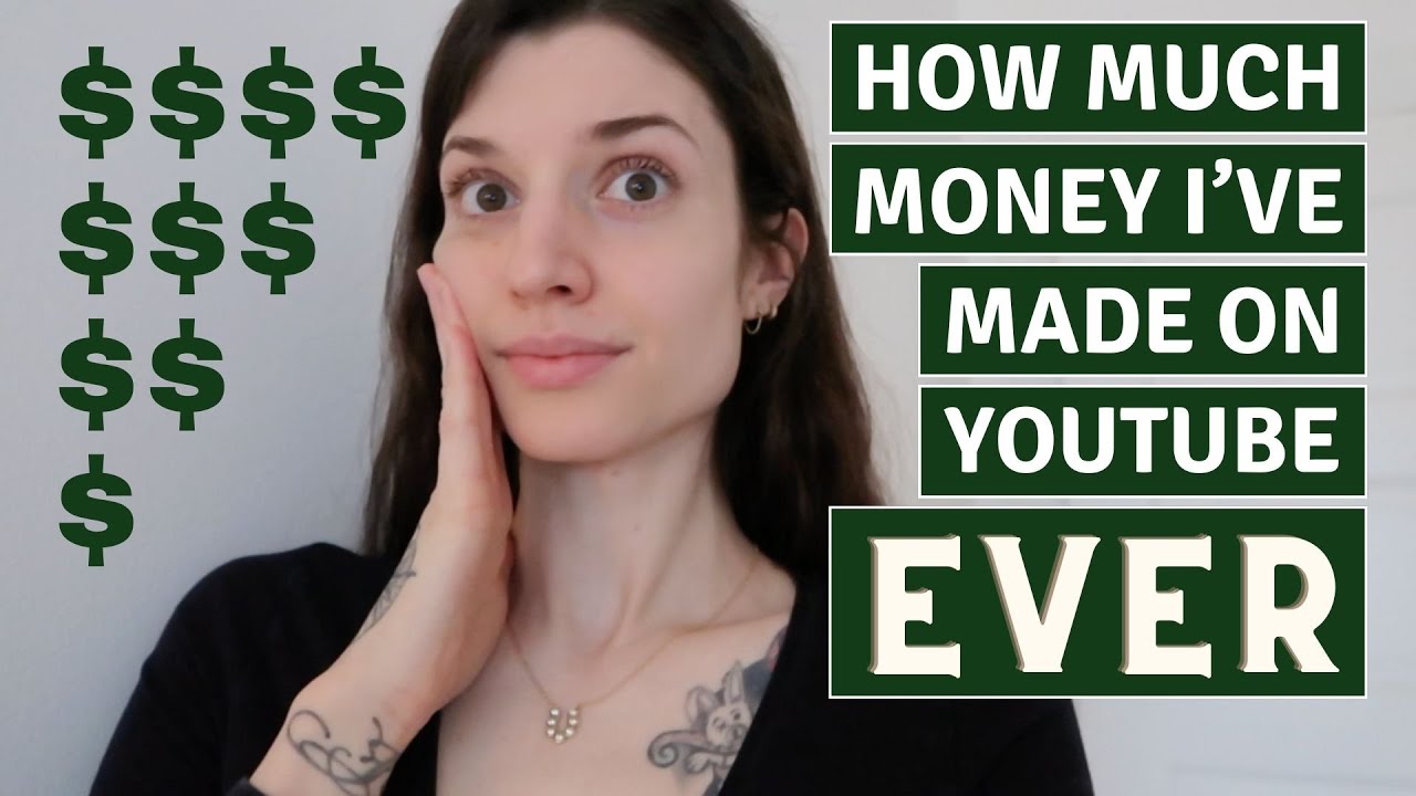 How much money I&rsquo;ve made on YouTube (ever) 💰💰💰 - YouTube